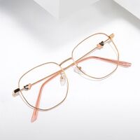 Metal glasses with blue light and UV protection 9803-2-GT