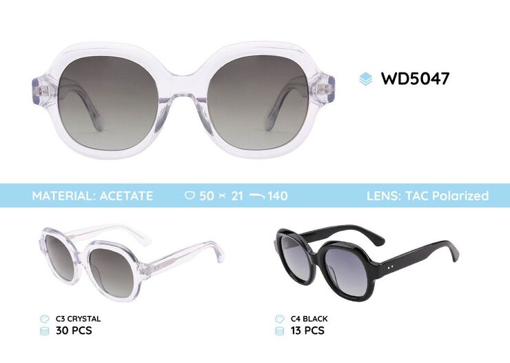 Acetate frames polaraized sunglasses WD5047