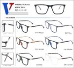 Оправа пластиковая из ацетата TR90 + металл с флексом D1519-DA