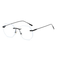 Metal Blue Block glasses with blue light protection FENQI F6213