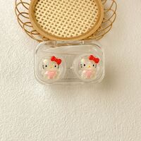 Mini soft contact lens kit W806-18粉衣猫兔狗