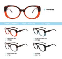 Plastic acetate eyeglasses frame for women WD3163