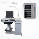 Рабочее место офтальмолога, комбинированный стол + кресло CS-660, столешница 1000*500 мм 