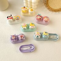 Мини-набор для мягких контактных линз выдвижной W-CT15彩虹月亮女孩