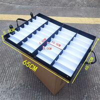 Mobile box (suitcase, trunk, organizer, display case) on wheels for frames and glasses for 32 slots JS-C025