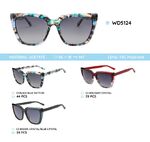 Plastic acetate frame polarized sunglasses WD5124