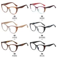 TR90 plastic frame or glasses with blue light protection, with spring hinges FA87223