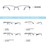 Оправа для очков металлическая полуободковая мужская MM2090