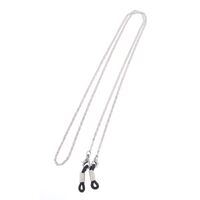 Silver-colored metal non-slip chain, for glasses and masks GS006