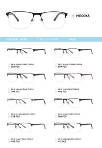 Металлическая оправа с дужками из материала TR-90 MR0065