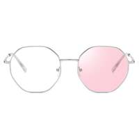 Photochromic metal eyeglasses for reading V6003, diopters from 0.00 to -6.00, not centered 