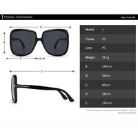 Plastic retro sunglasses for women Elit LH186-EL