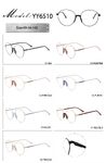 Оправа металлическая с мягким носоупором и флексом YY6510-DA