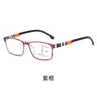 Plastic glasses for reading, with Blue ray cut protection, multifocal, diopters from +1.00 to +4.00, RMC=62-64, KY2828-2多焦点