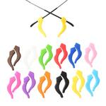 Стоппер - насадка на заушник, противоскользящий ушной крючок, 45*9 мм, цена за пару