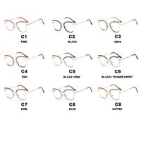 Combined (metal + TR90) glasses with blue light protection for women TR5070-TR82112-PN