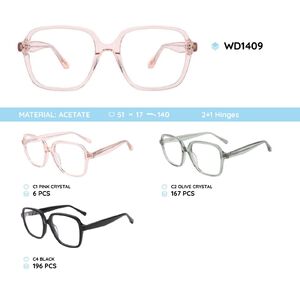 Plastic acetate eyeglasses frame for women WD1409
