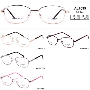 Metal eyeglass frame, material steel Allmilmo AL7099