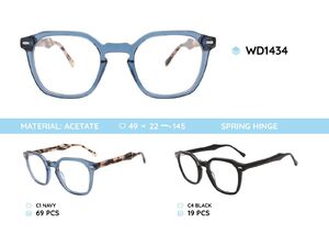 Plastic acetate eyeglasses frame for women WD1434