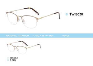 Оправа металлическая титановая TW18038