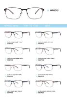 Металлическая оправа с дужками из материала TR-90 MR0015