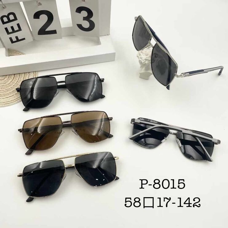 Metal men's polarized sunglasses Wilibolo P-8015