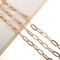 Gold-colored metal non-slip chain, thick, for glasses and masks GL779