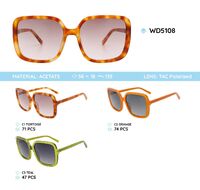 Plastic acetate frames polarized sunglasses WD5108