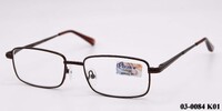Eyeglasses in a metal frame with case tube Vizzini 03-0084