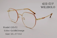 Оправа металлическая ультратонкая Wilibolo G95-52