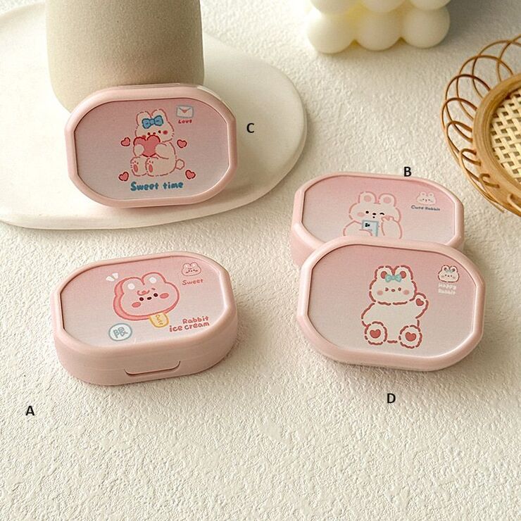 Mini soft contact lens kit TZ007粉兔