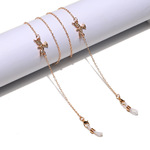 Металлическая цепочка для очков и масок с кулоном птица GL1176