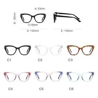 Plastic TR90 frames for glasses with Blue Ray Cut protection and flex hinges FOCUS FCS2148