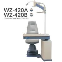 Ophthalmologist workstation, combined table + chair WZ-420AB, tabletop 900*440 mm