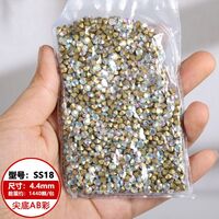 Set of rhinestones with a pointed bottom for frames and glasses repairing and decorating JD0007-AB