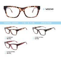 Plastic frames for glasses acetate material WD2149