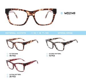 Plastic frames for glasses acetate material WD2149