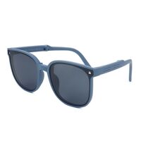 Polarized silicone folding sunglasses with UV400 protection for kids T32024