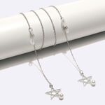 Металлическая медная нескользящая цепочка звезда для очков и масок GL455