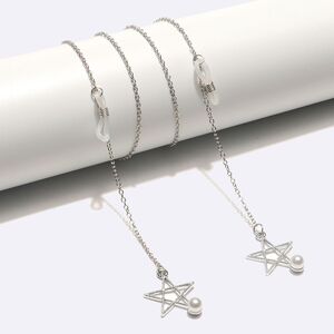 Металлическая медная нескользящая цепочка звезда для очков и масок GL455