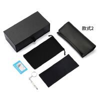 Sunglasses and eyeglasses hard shell case + extra kit HD388