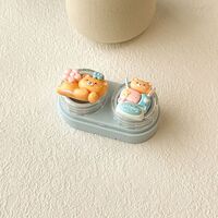 Мини-набор для мягких контактных линз выдвижной W-CT19蝴蝶结花熊