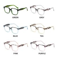 Plastic frame with anti-blue light protection lenses, with spring hinges Elit 5721-EL