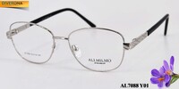 Metal eyeglass frame, material steel Allmilmo AL7088
