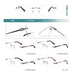 Оправа металлическая безободковая Big City 25614