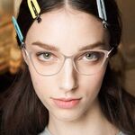 Оправа для очков пластиковая TR90 с защитой от синего света, с флексом FA87110