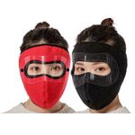 Маска лыжная флисовая ветрозащитная утеплённая LT-46