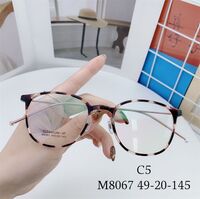 Hybrid frame, metal + TR90, with Blue Block coating SANTA M8067