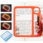 Лупа книжная для чтения с подсветкой 6289, увеличение: 5X, 10X