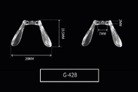 Solid nose pad G-406, G-412, G-426, G-428, G-429, G-433